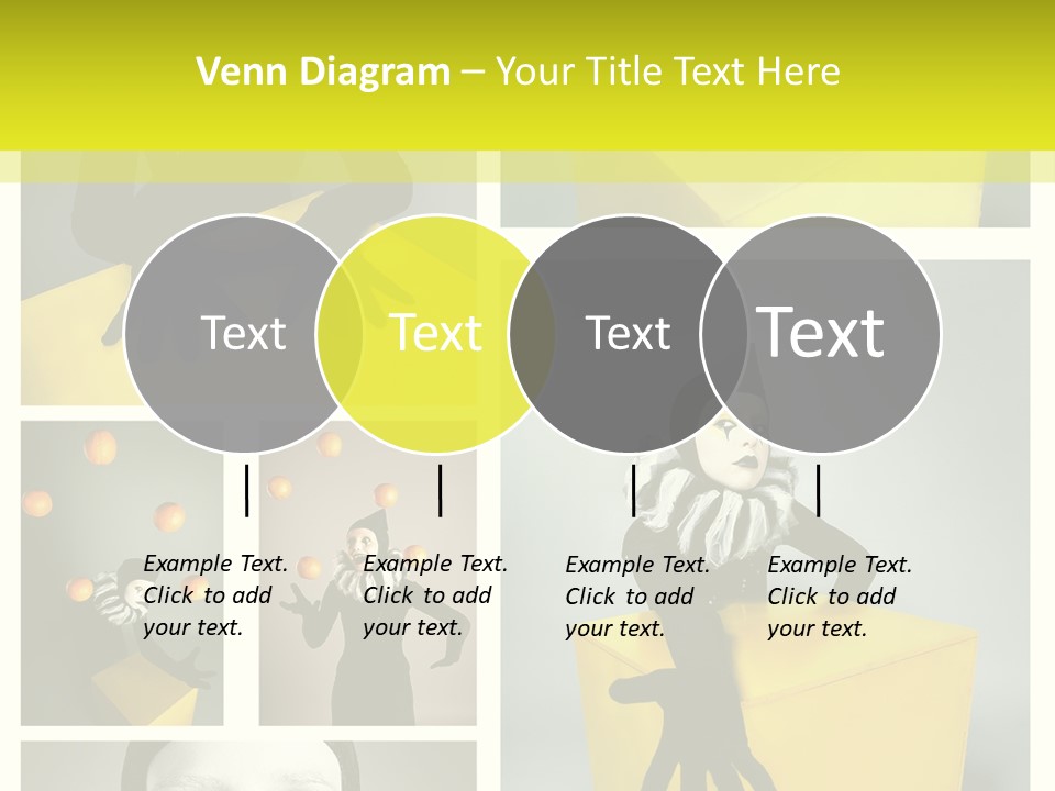 Grimace Character Black PowerPoint Template