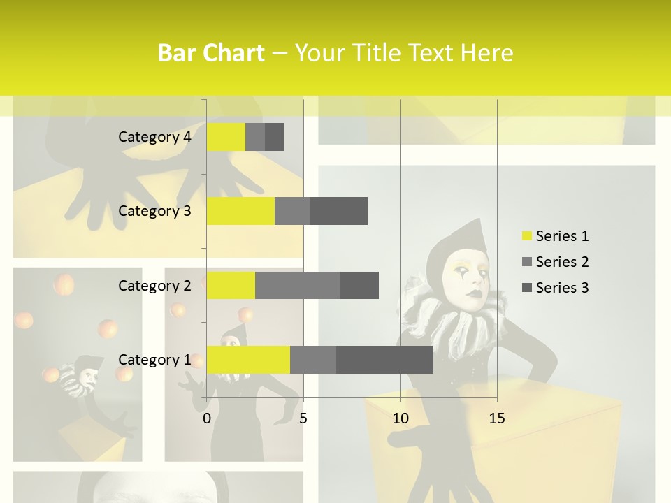 Grimace Character Black PowerPoint Template