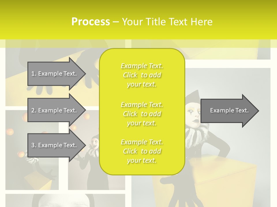 Grimace Character Black PowerPoint Template