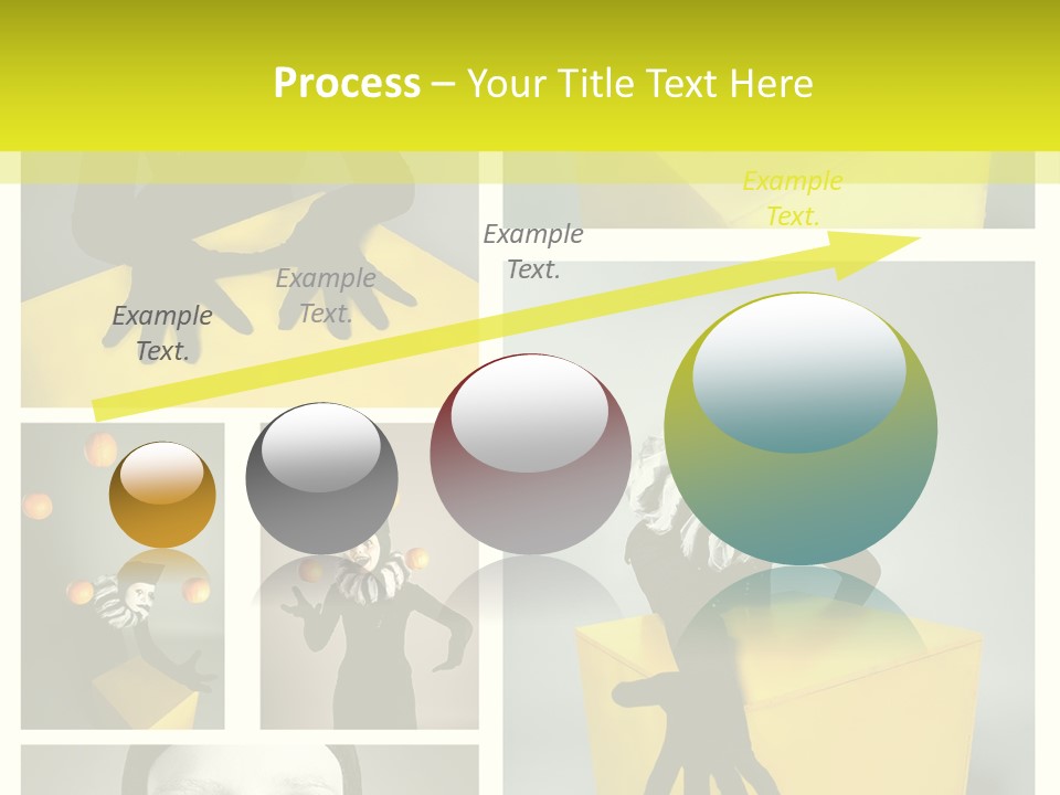 Grimace Character Black PowerPoint Template