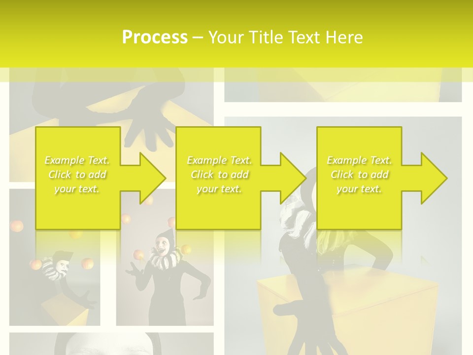 Grimace Character Black PowerPoint Template