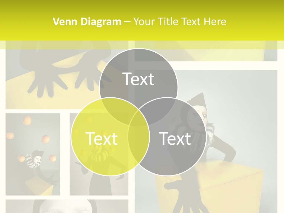 Grimace Character Black PowerPoint Template