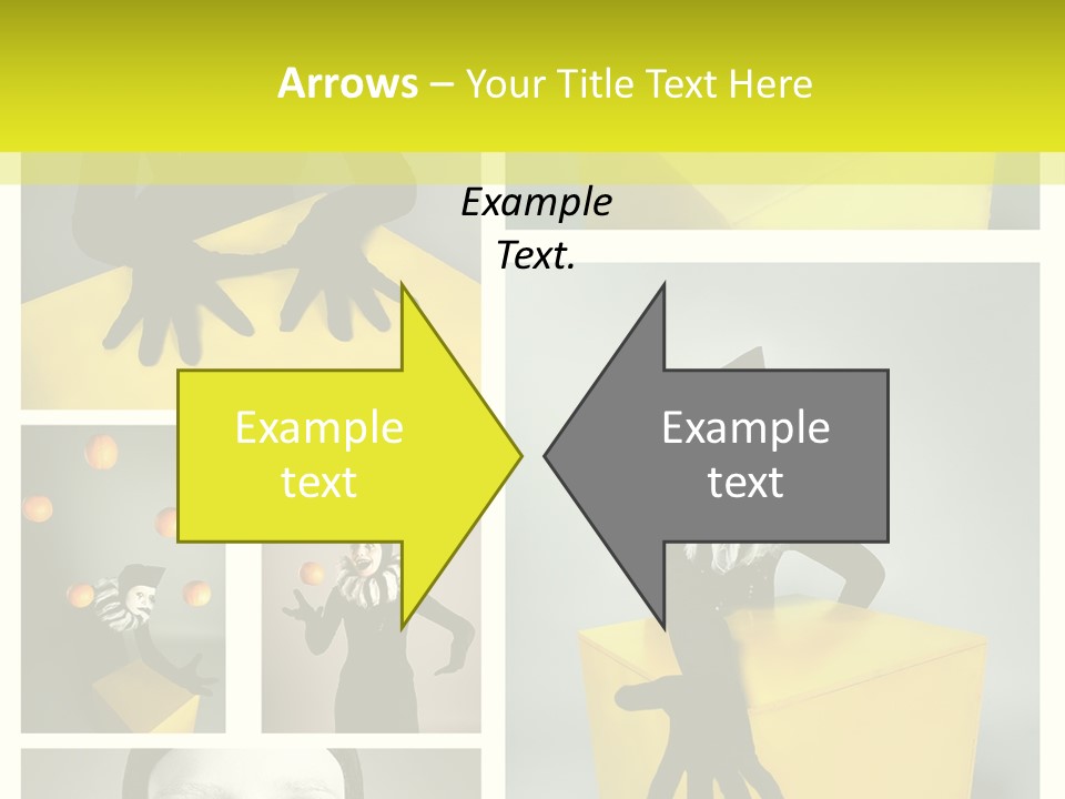 Grimace Character Black PowerPoint Template