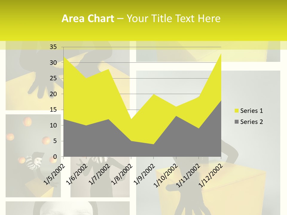 Grimace Character Black PowerPoint Template