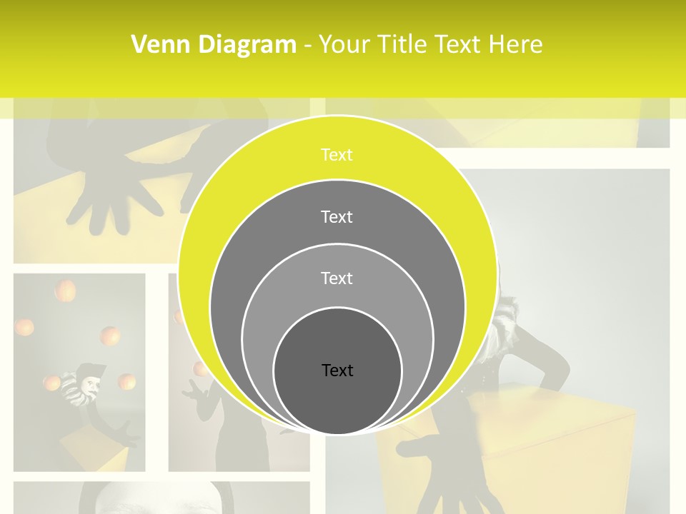 Grimace Character Black PowerPoint Template