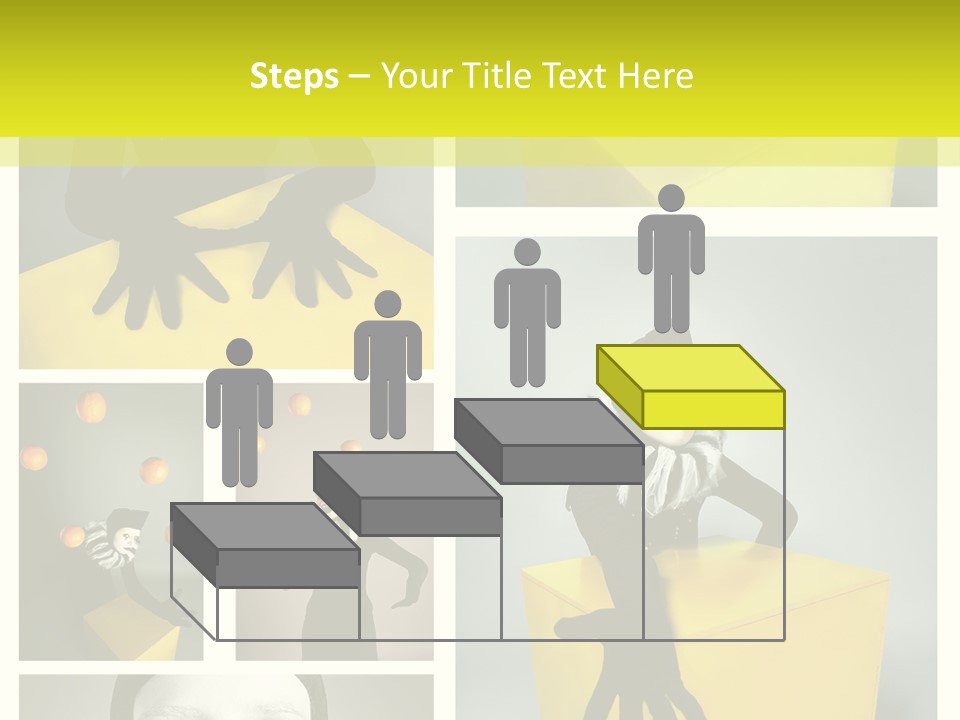 Grimace Character Black PowerPoint Template