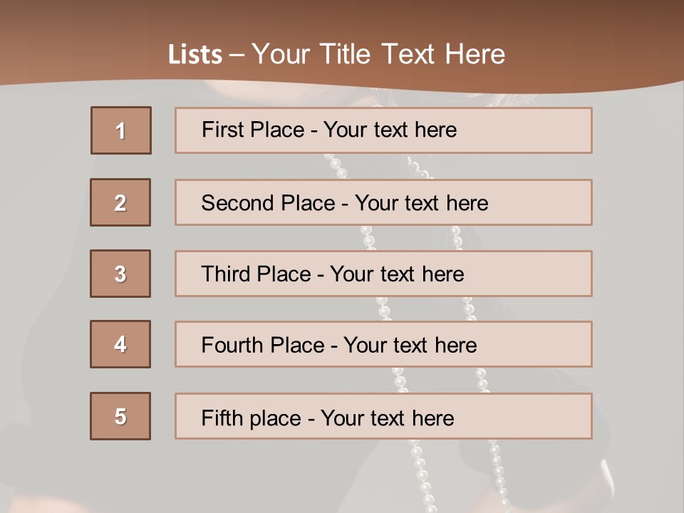 Group Chair Li Ten PowerPoint Template