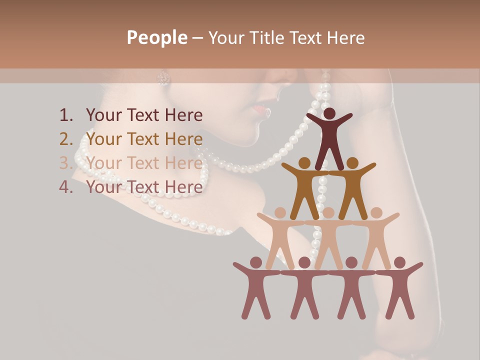 Team Together Humorou PowerPoint Template