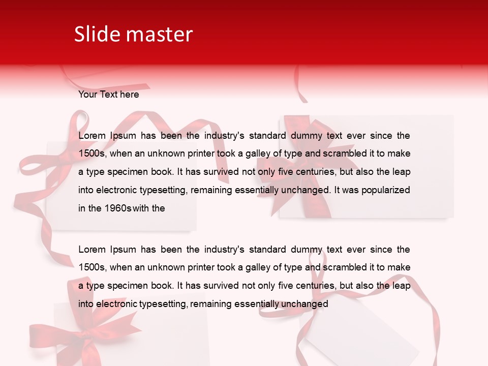 Tinsel Memo Mail PowerPoint Template