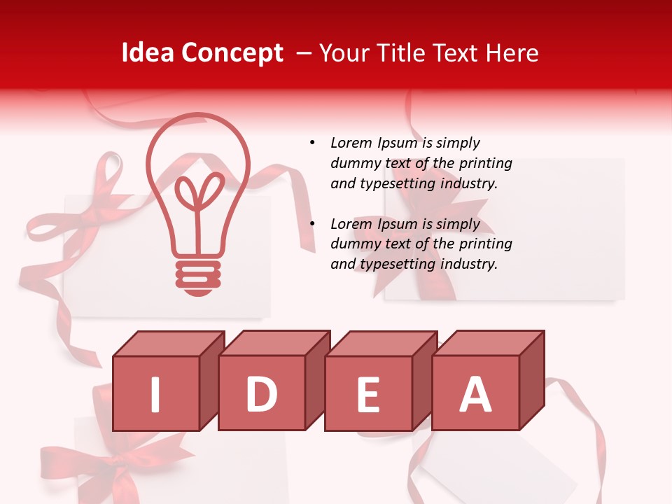 Tinsel Memo Mail PowerPoint Template