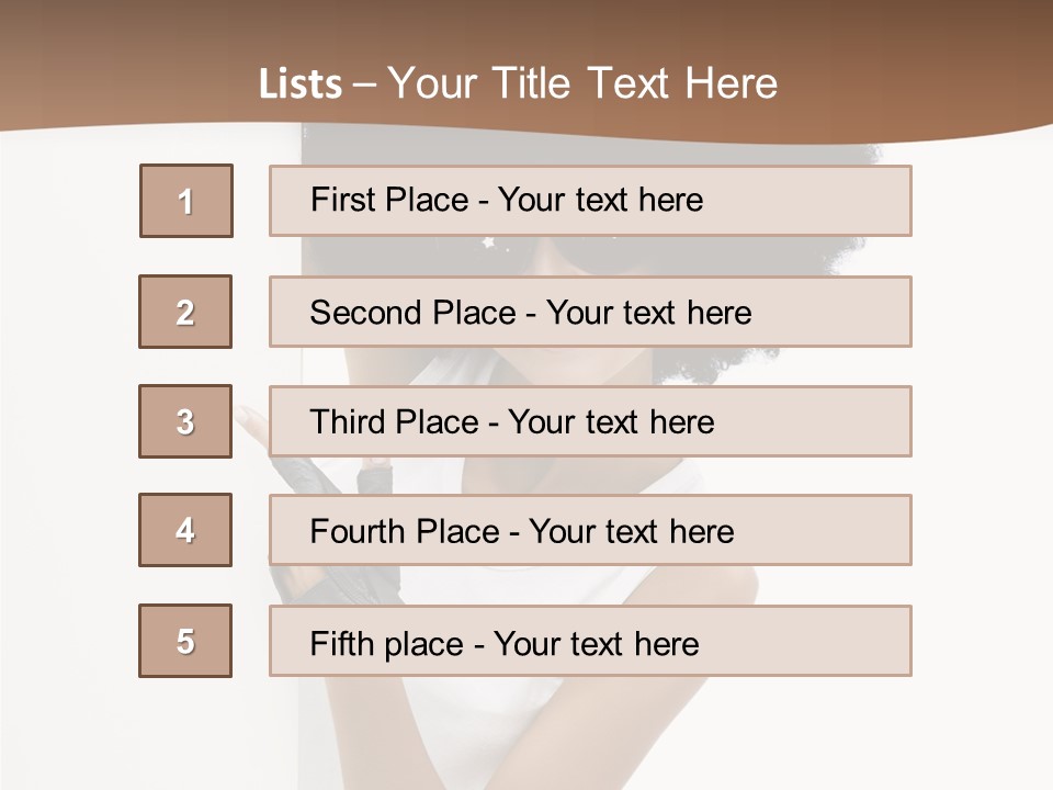 Li Ten Itting Happy PowerPoint Template