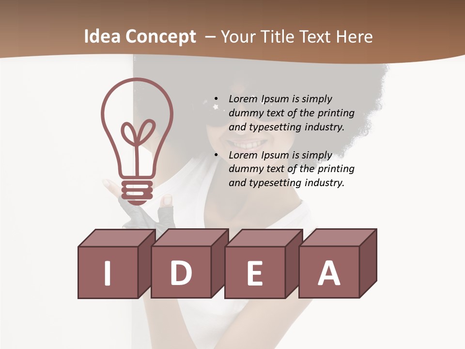 Li Ten Itting Happy PowerPoint Template