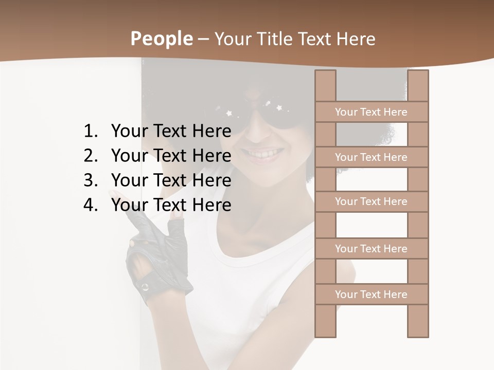 Li Ten Itting Happy PowerPoint Template