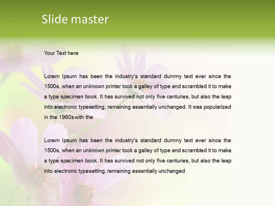 Card Nice Yellow PowerPoint Template