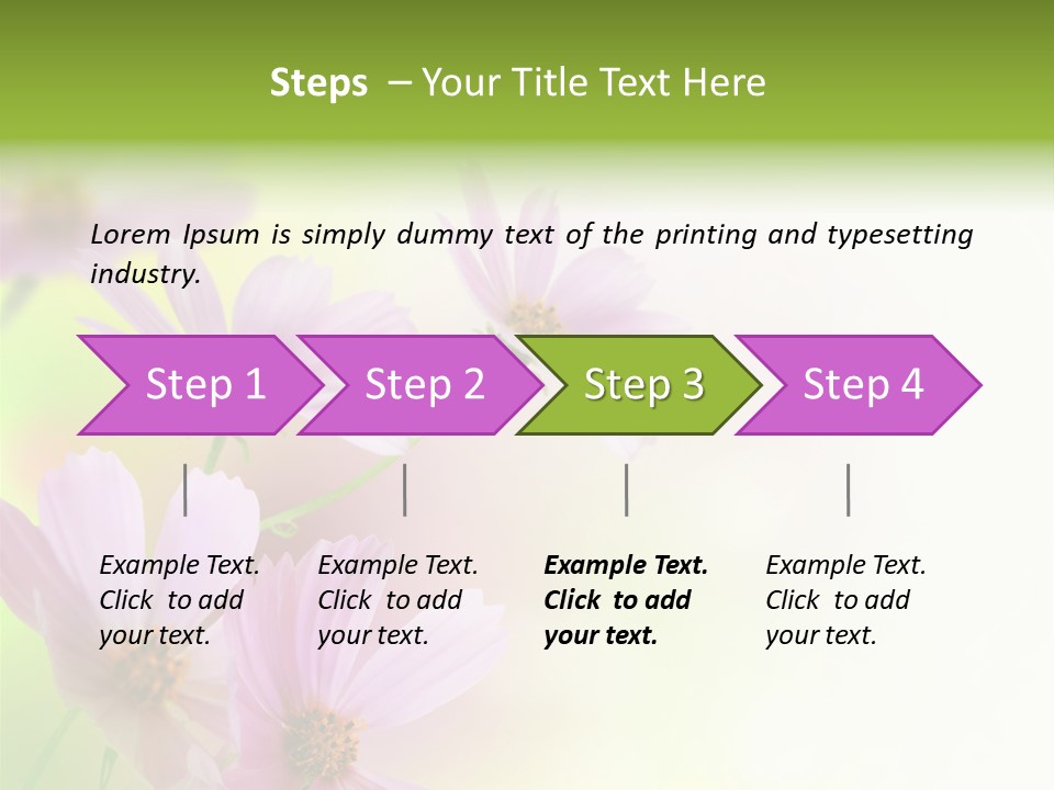 Card Nice Yellow PowerPoint Template