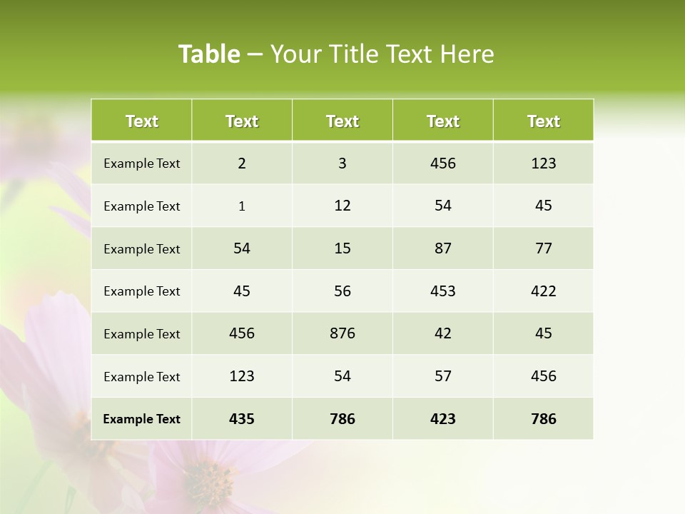 Card Nice Yellow PowerPoint Template