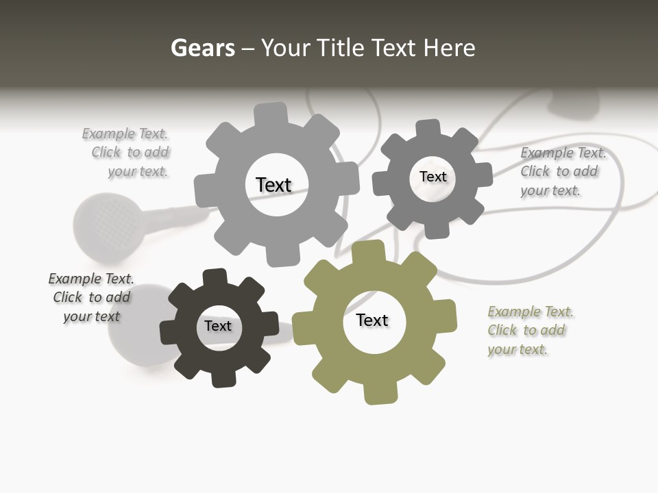Image Close Up Equipment PowerPoint Template