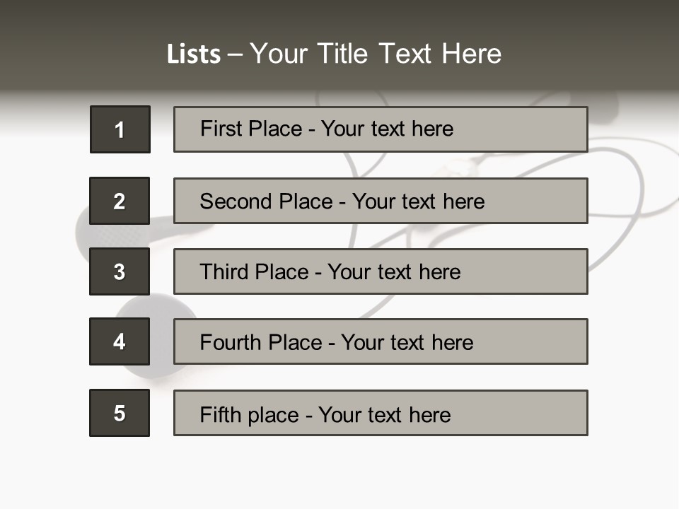 Image Close Up Equipment PowerPoint Template