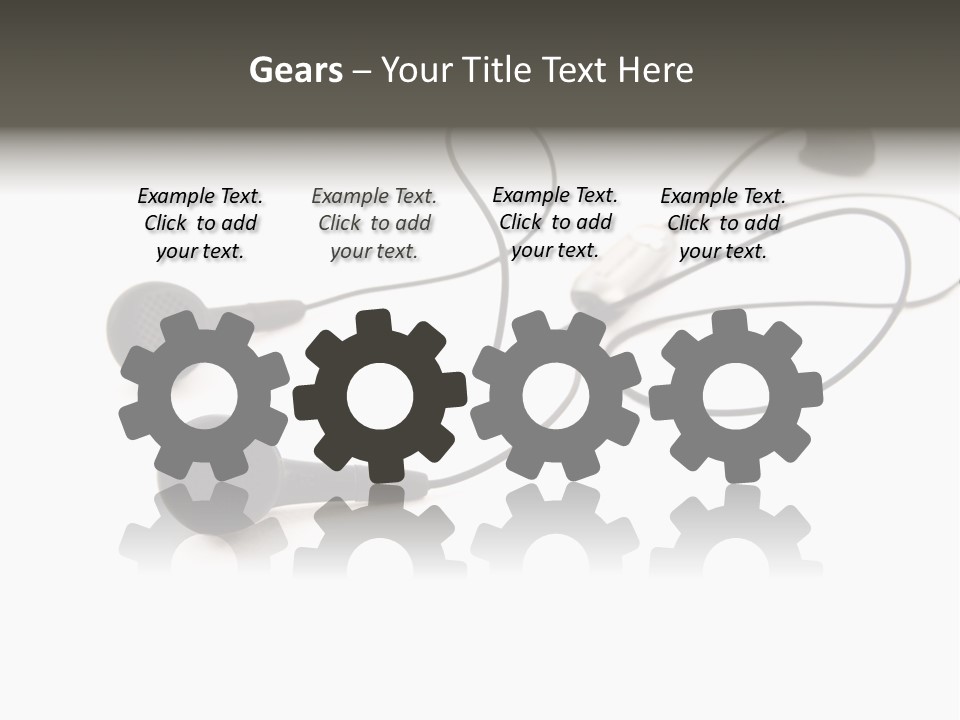 Image Close Up Equipment PowerPoint Template