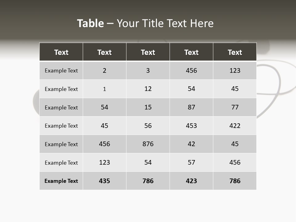Image Close Up Equipment PowerPoint Template