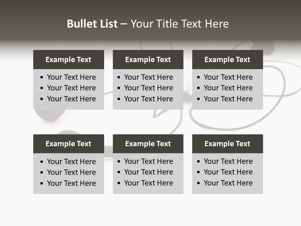 Image Close Up Equipment PowerPoint Template