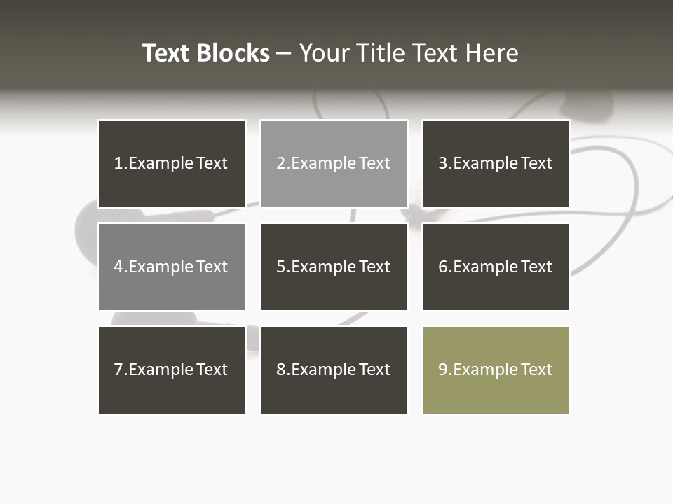 Image Close Up Equipment PowerPoint Template