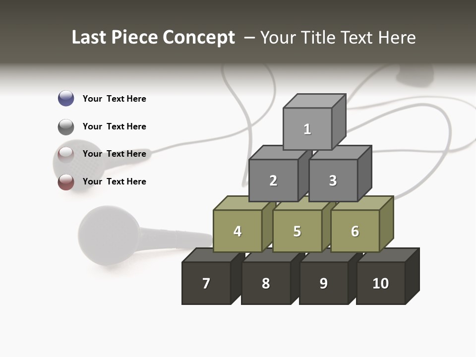 Image Close Up Equipment PowerPoint Template