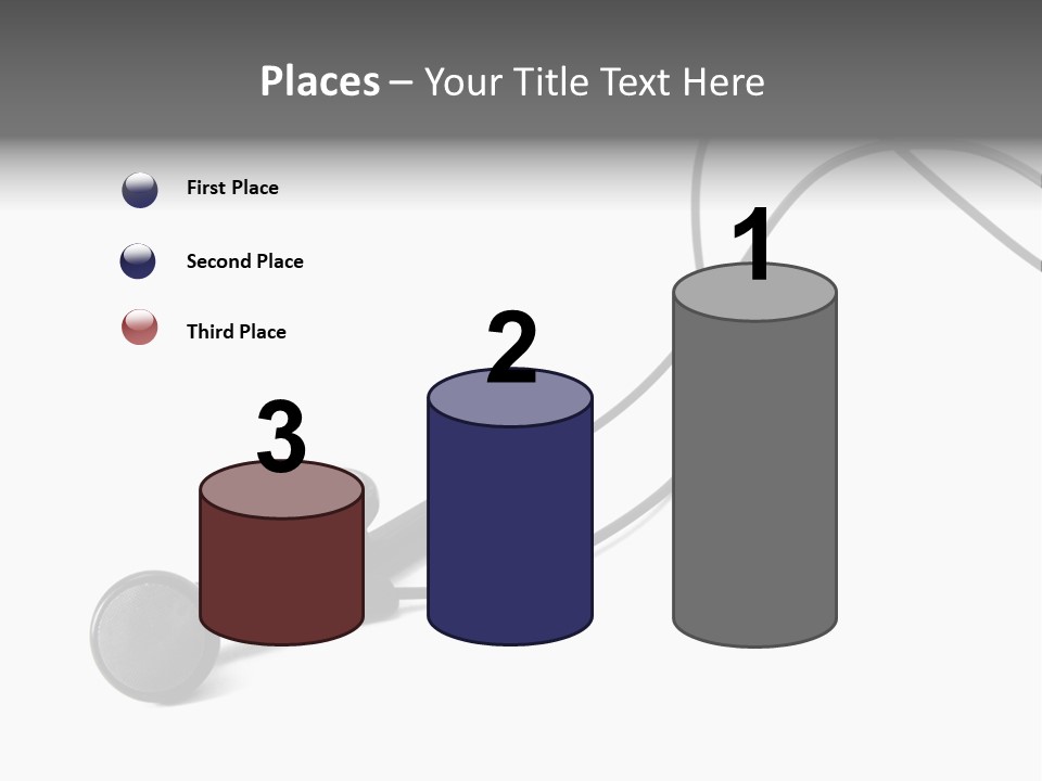 Macro Speaker Earbud PowerPoint Template