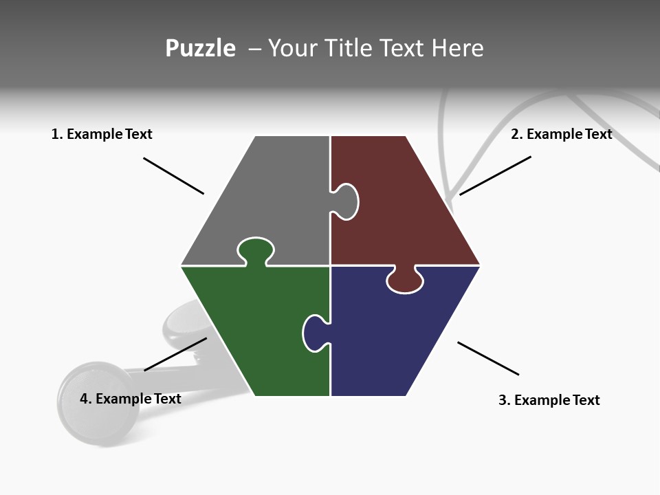 Macro Speaker Earbud PowerPoint Template