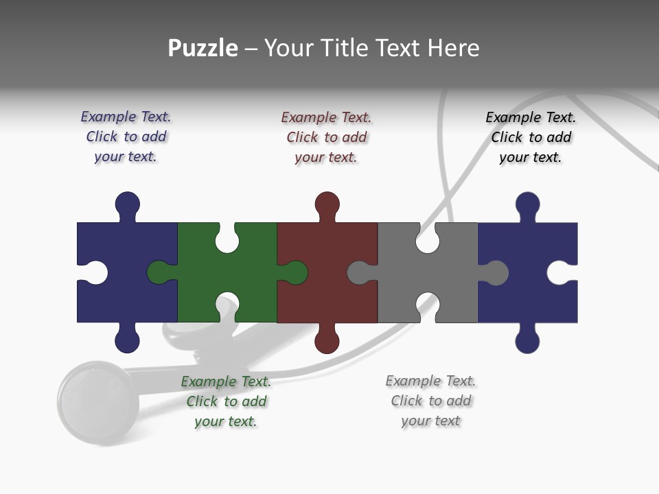 Macro Speaker Earbud PowerPoint Template