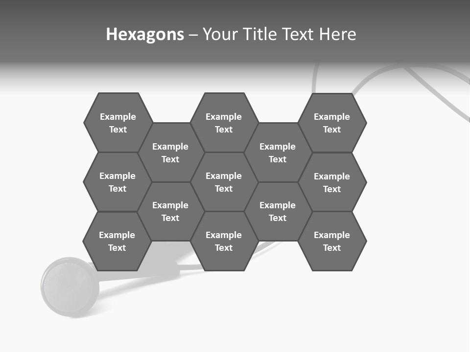 Macro Speaker Earbud PowerPoint Template