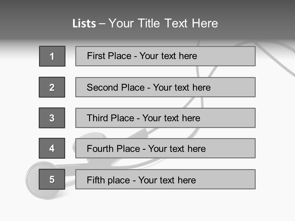 Macro Speaker Earbud PowerPoint Template