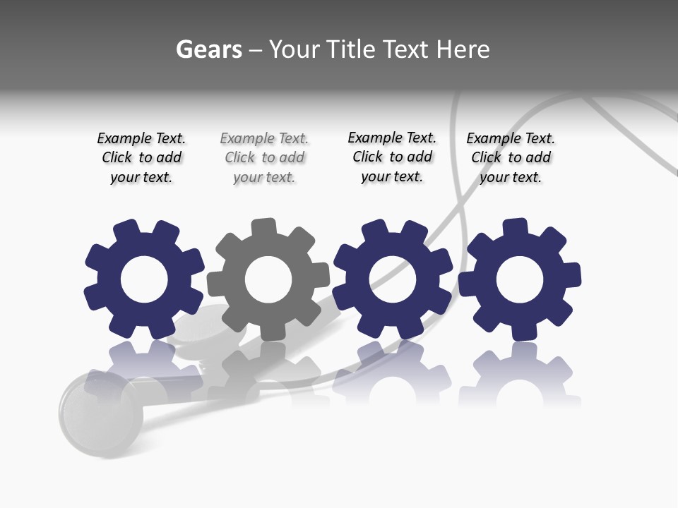 Macro Speaker Earbud PowerPoint Template