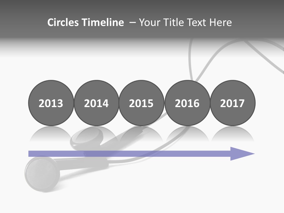 Macro Speaker Earbud PowerPoint Template