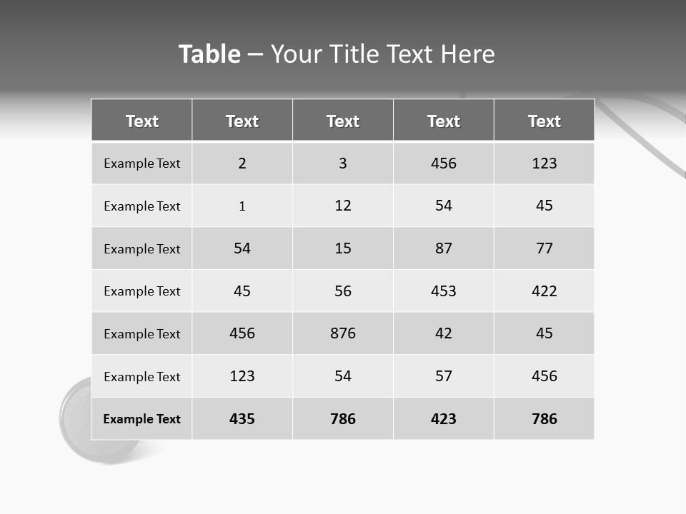 Macro Speaker Earbud PowerPoint Template