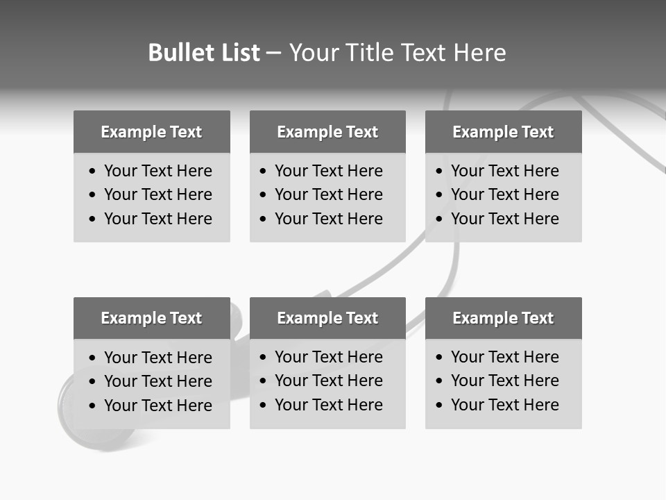 Macro Speaker Earbud PowerPoint Template