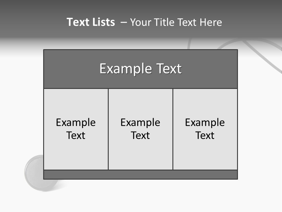 Macro Speaker Earbud PowerPoint Template