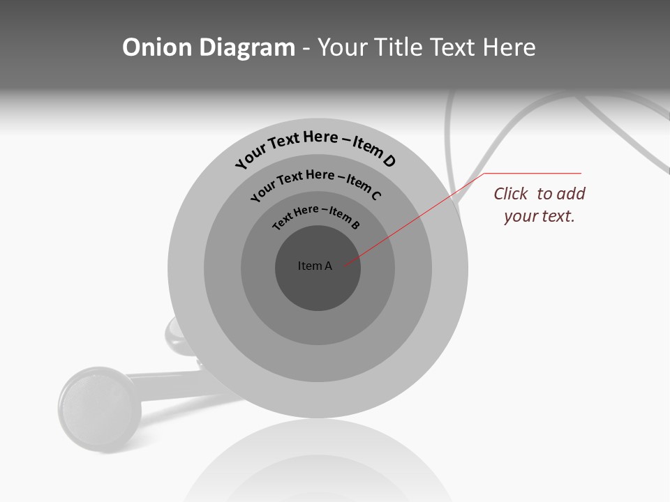 Macro Speaker Earbud PowerPoint Template