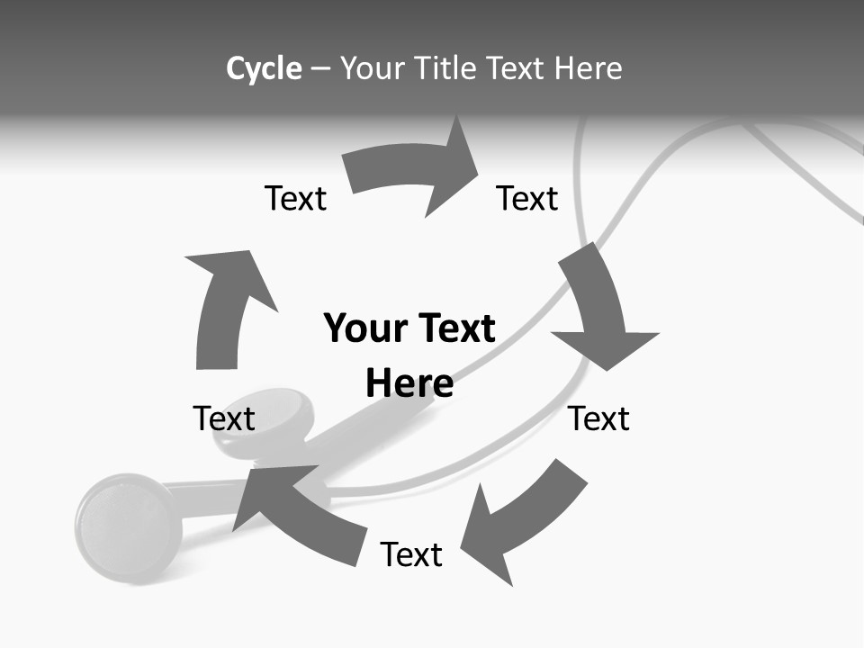 Macro Speaker Earbud PowerPoint Template