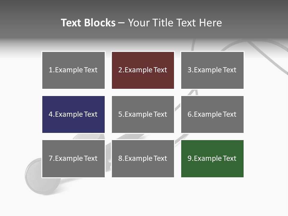 Macro Speaker Earbud PowerPoint Template