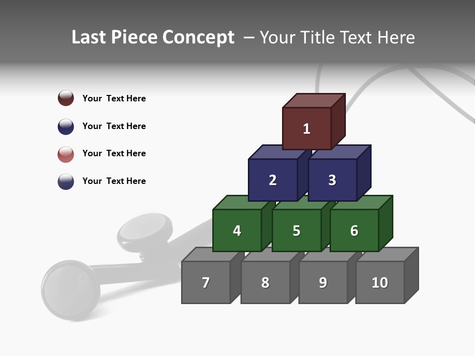 Macro Speaker Earbud PowerPoint Template