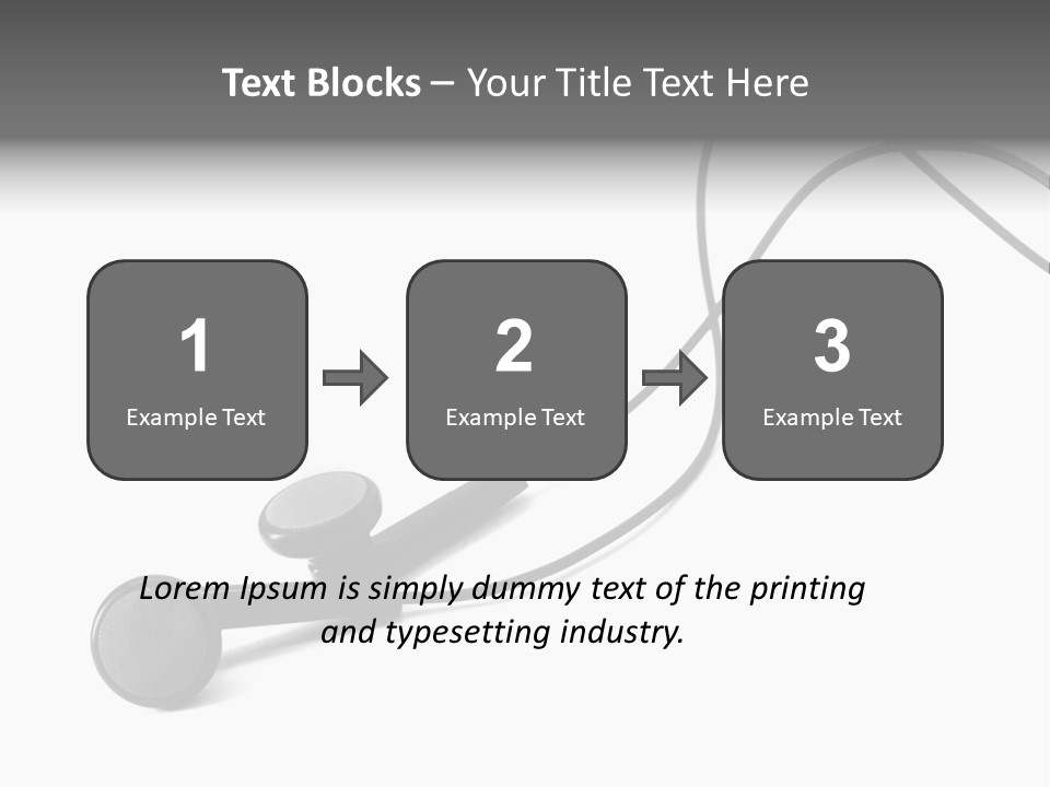 Macro Speaker Earbud PowerPoint Template