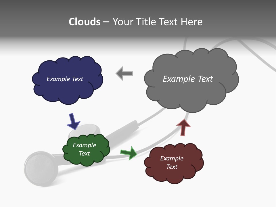 Macro Speaker Earbud PowerPoint Template