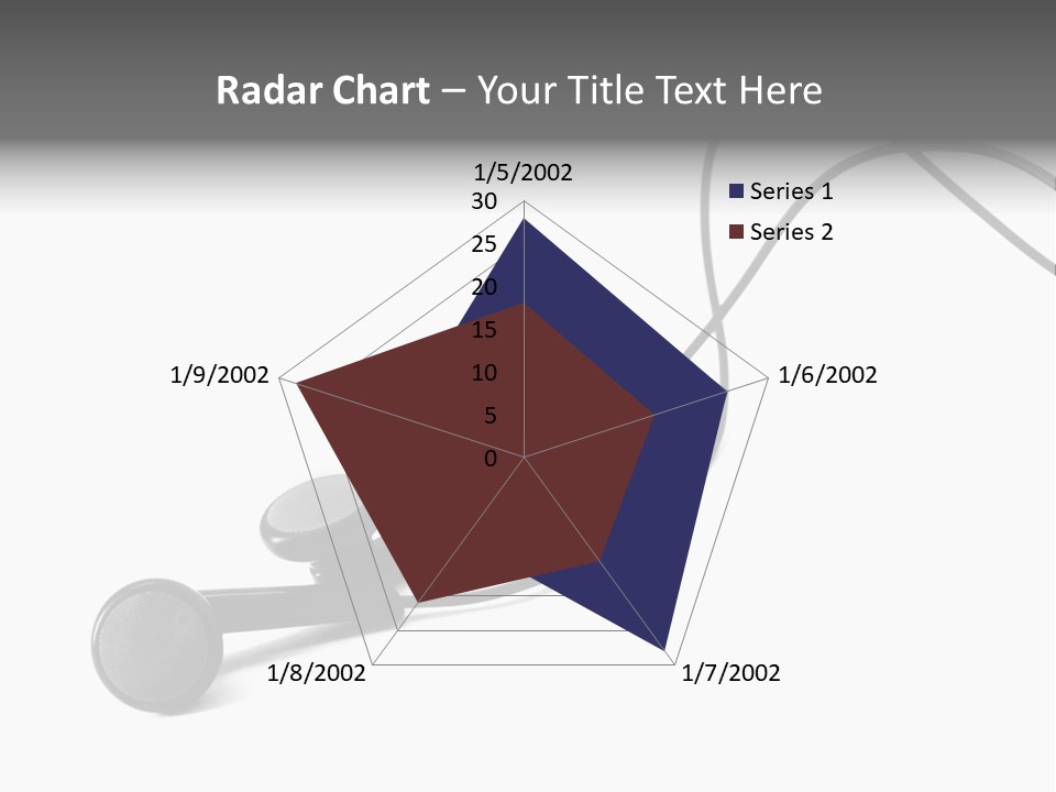 Macro Speaker Earbud PowerPoint Template
