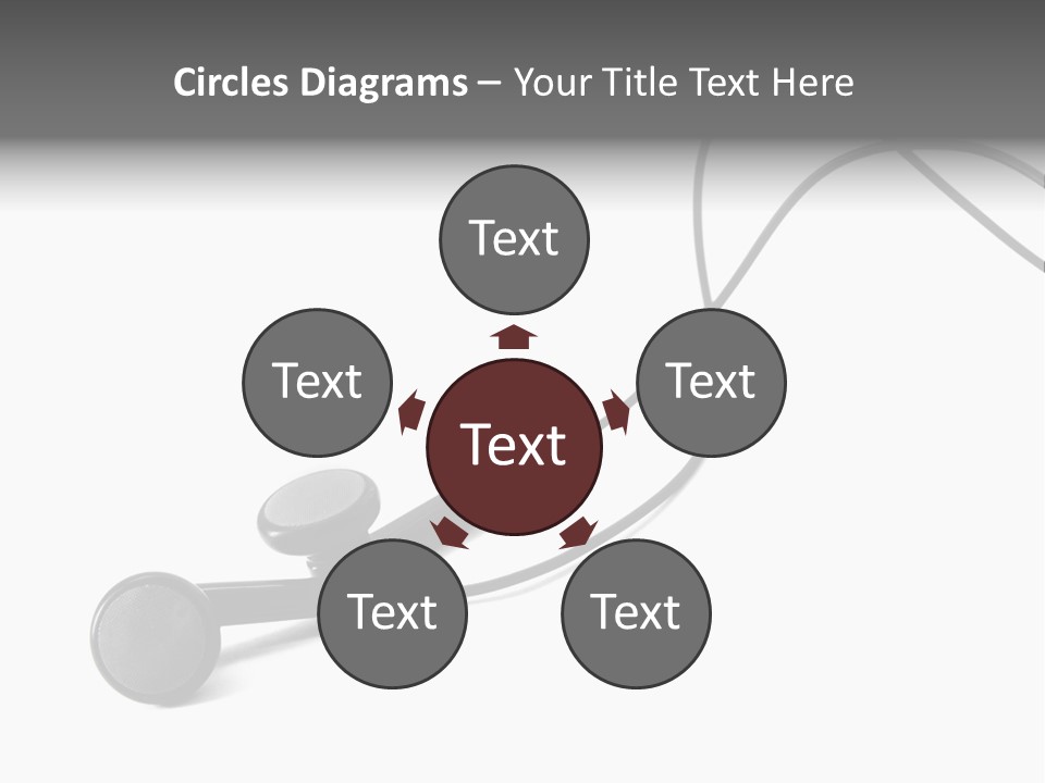 Macro Speaker Earbud PowerPoint Template