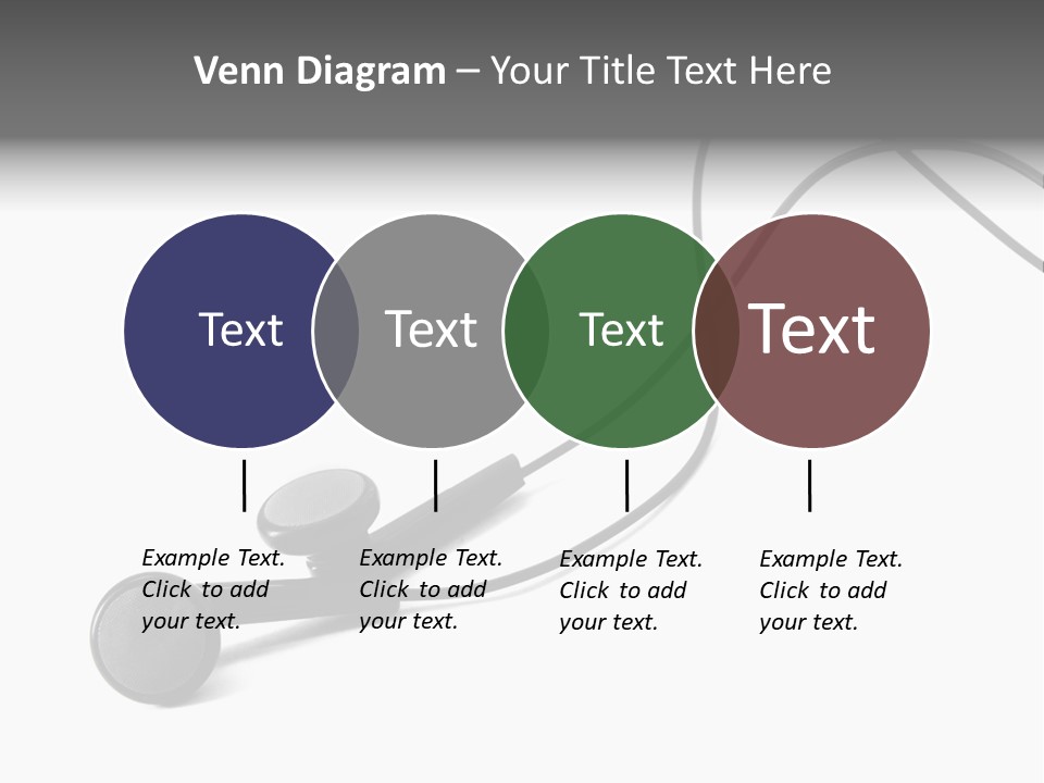 Macro Speaker Earbud PowerPoint Template