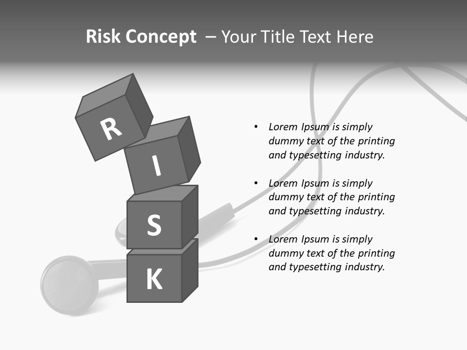 Macro Speaker Earbud PowerPoint Template