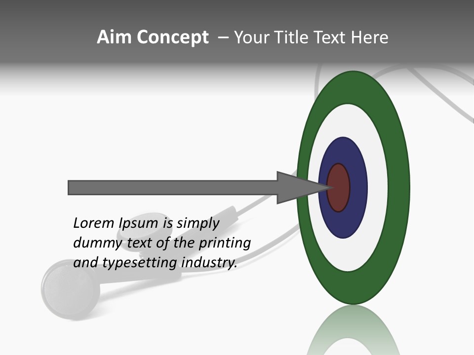 Macro Speaker Earbud PowerPoint Template