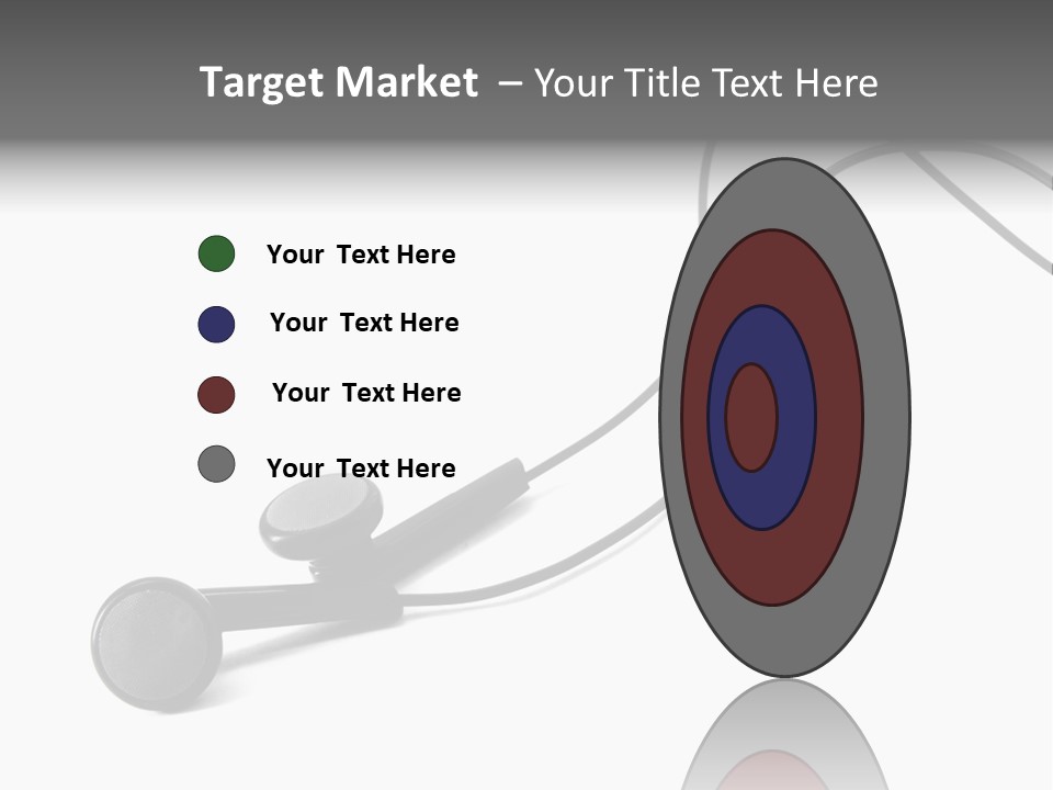 Macro Speaker Earbud PowerPoint Template