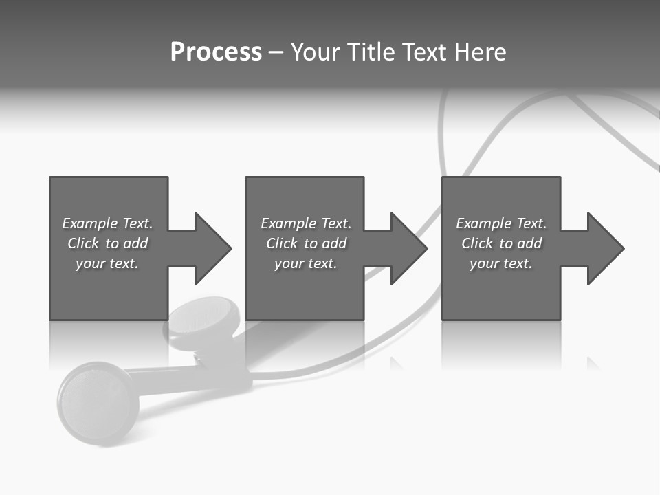 Macro Speaker Earbud PowerPoint Template